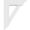 Ekena Millwork Standard Traditional Architectural Grade PVC Bracket with Traditional Ends, 5"W x 24"D x 32"H BKTP05X24X32TRA01 - alternate 4
